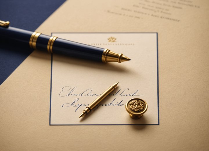Documento oficial assinado com selo